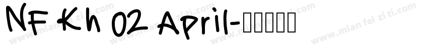 NF Kh 02 April字体转换